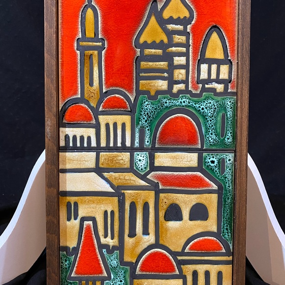 Ein-Reb Other - Ein Reb Art ceramic Jerusalem scene